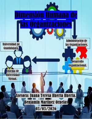 DIMENSIÓN HUMANA DE LAS ORGANIZACIONES