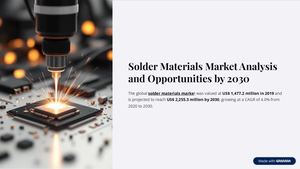 Solder Materials Market Analysis And Opportunities By 2030