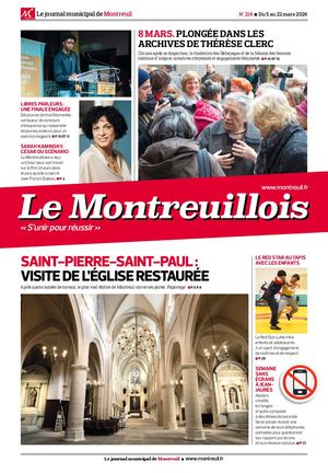 Le Montreuillois n°216 - du 5 au 22 mars 2026