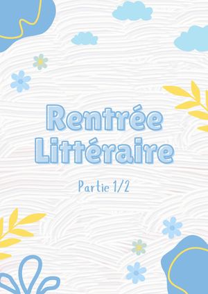 Rentrée Littéraire Hiver 2026 Partie 1/2