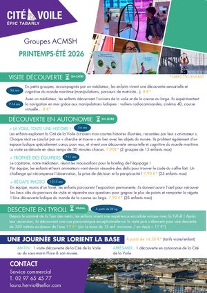 Groupes Acmsh Cité Voile Moussaillons Print Ete 2026