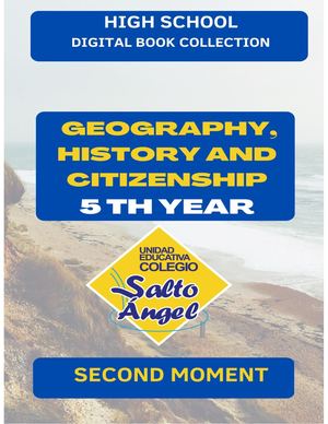 Libro Digital De Geografía De 5to Año Segundo Momento Pedagógico