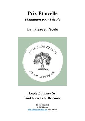 Prix Etincelle 2026 - St Nicolas De Briennon