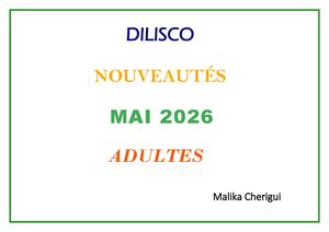Dilisco Book Adultes Mai 2026 Mc