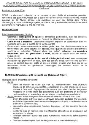 CR Q/R Réunion Publique Vsfcvous 18février2026