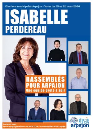Présentation de la liste Réussir Arpajon