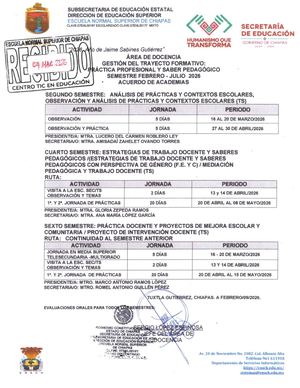 Acuerdo de Academias febrero–julio 2026.