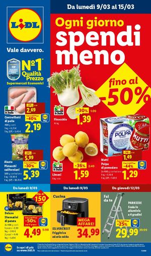 Volantino Lidl Dal 09 Al 15 Marzo 2026