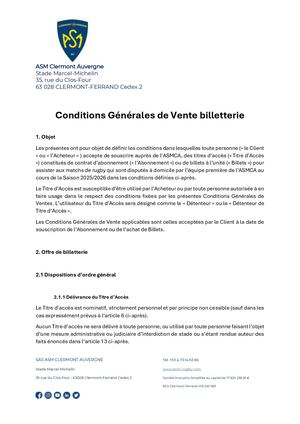 Conditions Générales de Vente Billetterie Asm Saison 2025 2026 (1)