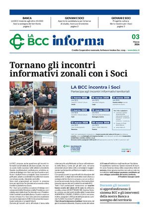 La Bcc Informa Marzo 2026
