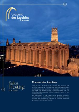 Salle de Prestige | Couvent des Jacobins