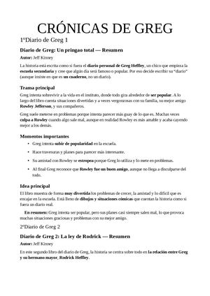 Crónicas De Greg