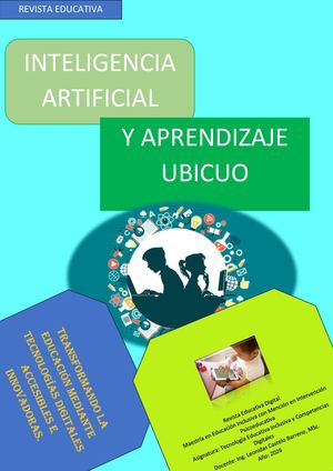 Inteligencia Artificial Y Aprendizaje Ubicuo