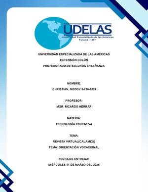 ORIENTACIÓN VOCACIONAL