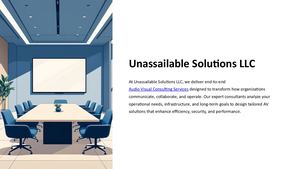 Audio Visual Consulting Services – Unassailable Solutions Llc