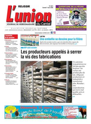 L'union Du Cantal N° 3874