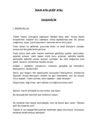 İNam Ata Xaqanilik