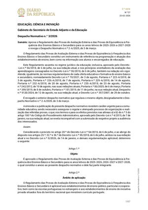 Despacho Normativo 3/2026