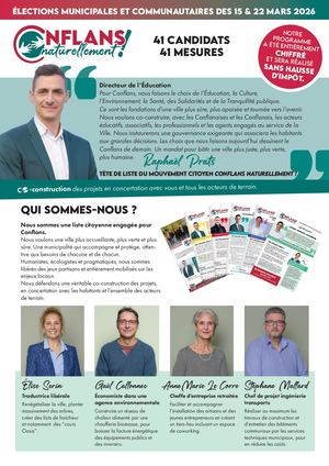 41 Candidats 41 Mesures