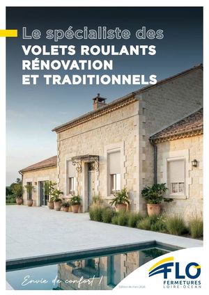 Flo Fermetures - catalogue Volets Roulants