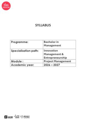 Project Management & Innovation Development