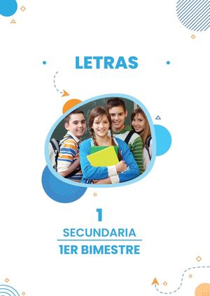 1ro Sec - Letras - 1er Bimenstre - MON