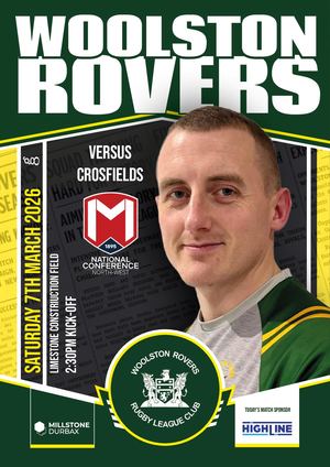 2026 Woolston Rovers Rugby League Brochure v Crosfields 07032026