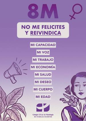8M No me felicites y reivindica - Psicología