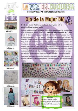 SEMANA 18 LA VOZ DEL DUQUESA 2026