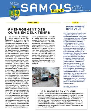 SAMOIS INFOS N°54 Mars-Avril 2026