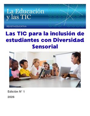Revista Educativa TIC para la inclusión de la diversidad sensorial