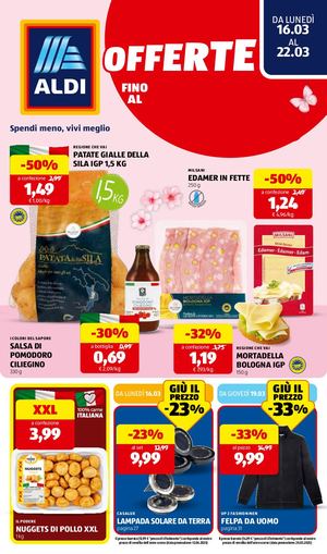Volantino Aldi Dal 16 Al 22 Marzo 2026