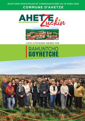 Programme Ahetze Zuekin