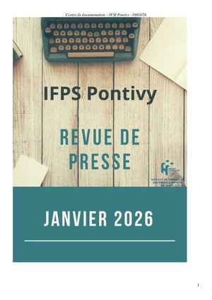 Revue De Presse Janvier