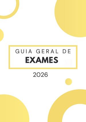 Guia Geral de Exames 2026