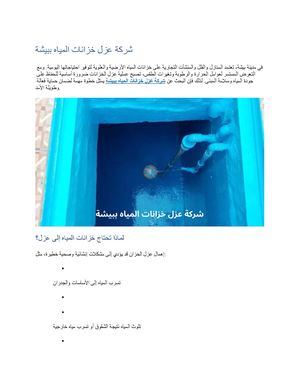 شركة عزل خزانات المياه ببيشة (3)