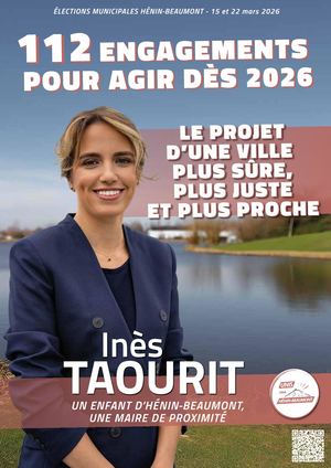 Programme d'Unis pour Hénin Beaumont - Elections municipales 2026