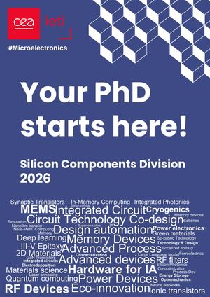 Your PhD starts here! - Silicon Components Division 2026