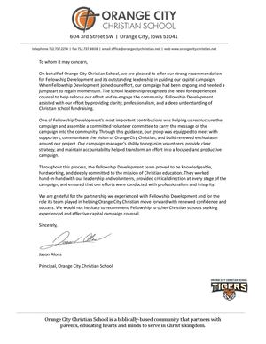 Orange City Christian LOR