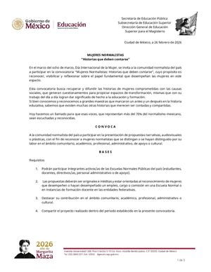 Historias Que Deben Contarse Mujeres Normalistas