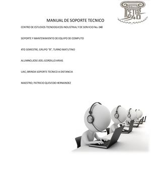 Manual de soporte técnico