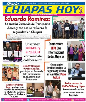 Diario Chiapas Hoy 10 Marzo 2026