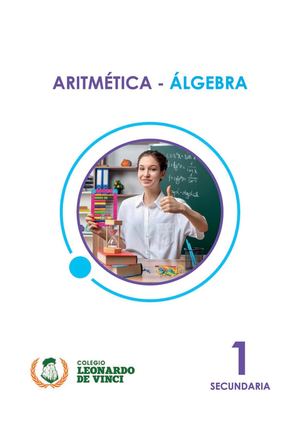1ERO SEC - ARITMÉTICA – ÁLGEBRA - DE VINCI