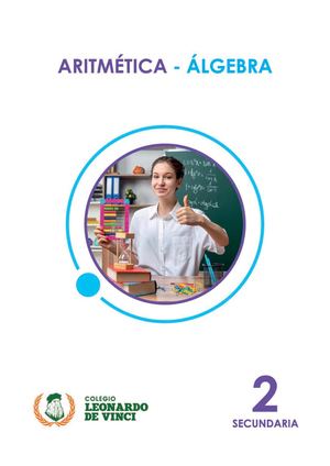 2DO SEC - ARITMÉTICA – ÁLGEBRA - DE VINCI
