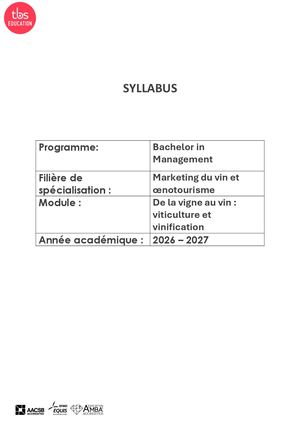 De la vigne au vin : viticulture et vinification