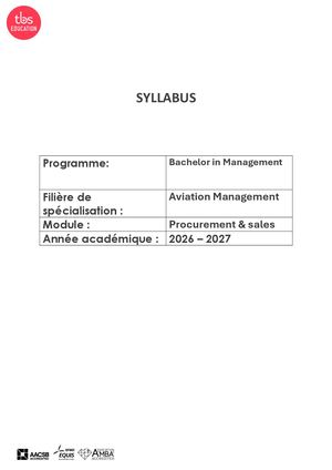 FAM2 - Procurement And Sales
