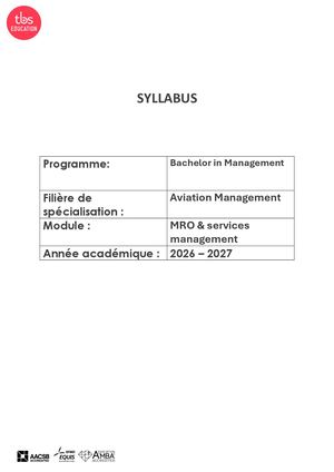 FAM5 - MRO & Services Management