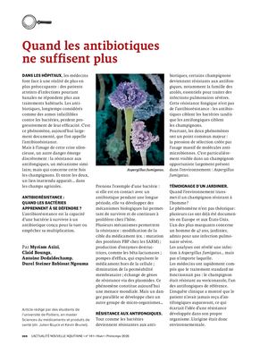 Quand les antibiotiques ne suffisent plus
