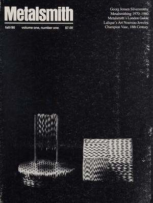 Metalsmith Vol 1 No 1 - 1980
