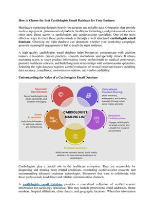 Cardiologists Email Database